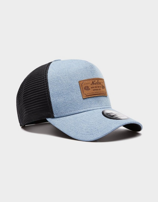 New Era Čiapka Denim Leather Patch Trucker None