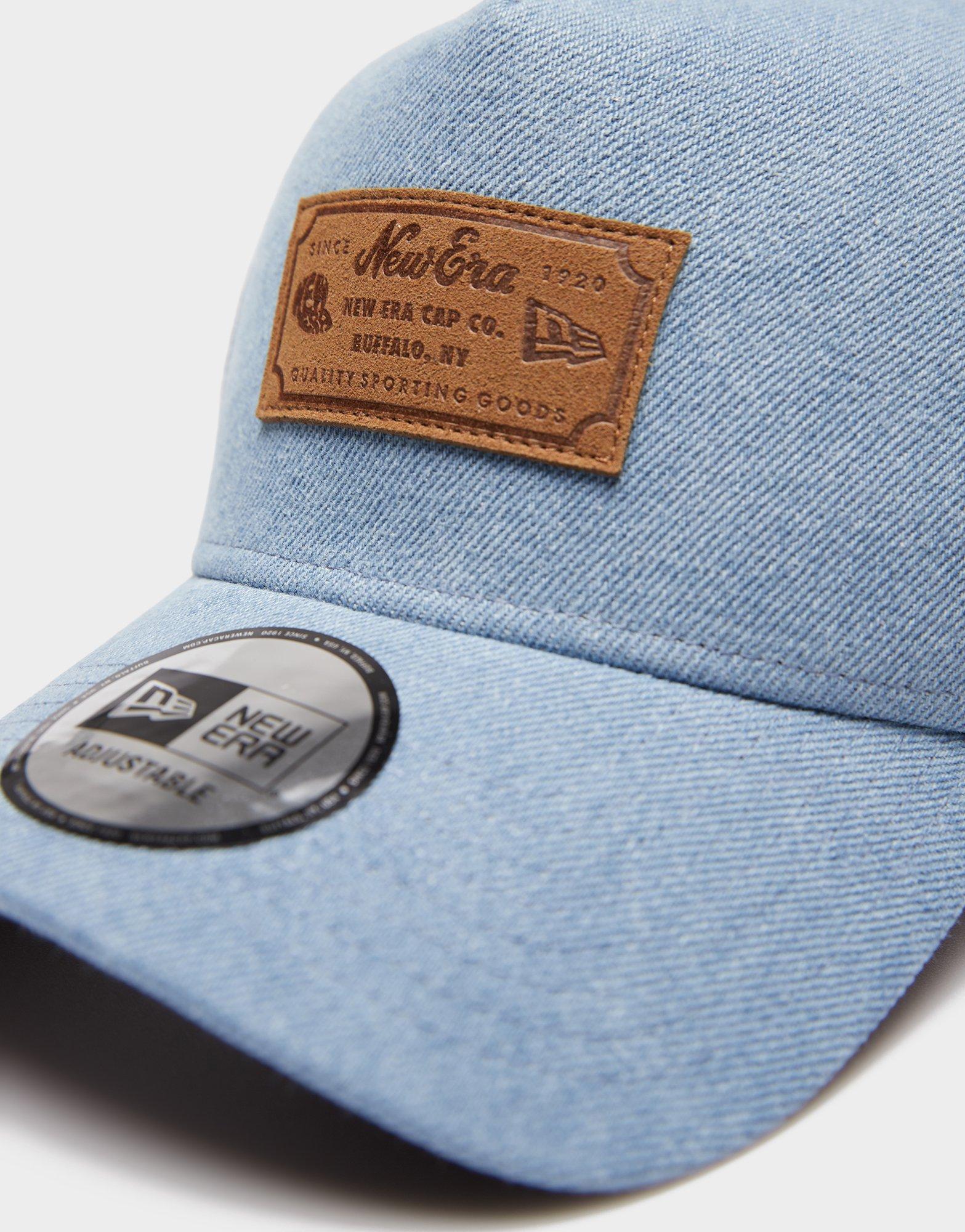 New Era Čiapka Denim Leather Patch Trucker None