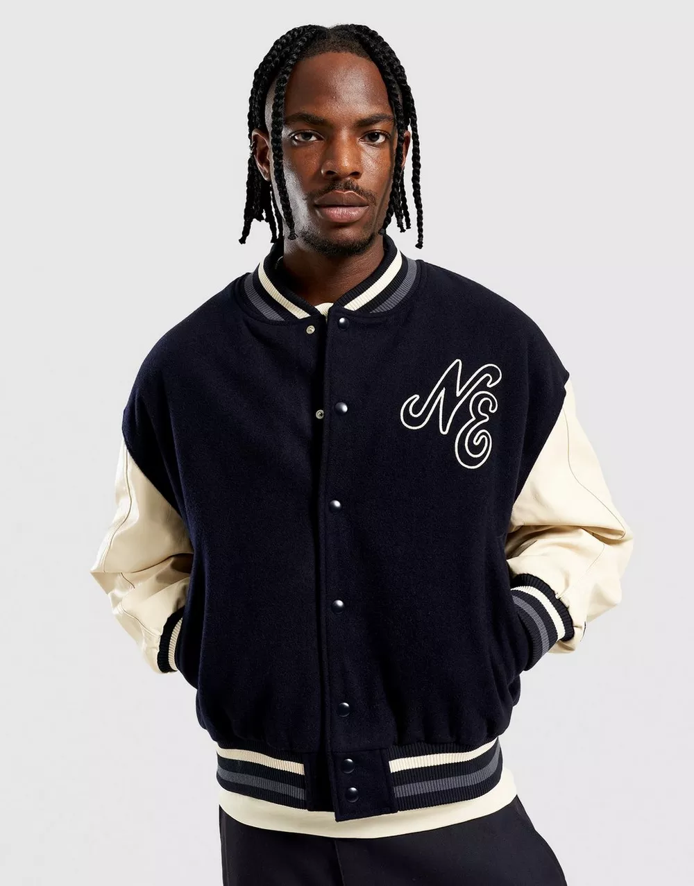 NEW ERA КУРТКА OVERSIZED VARSITY NONE, фото 1 з 4