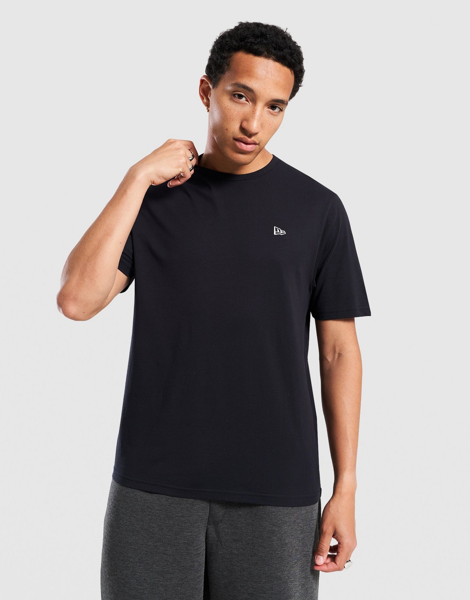 New Era T Shirt Branded Navy