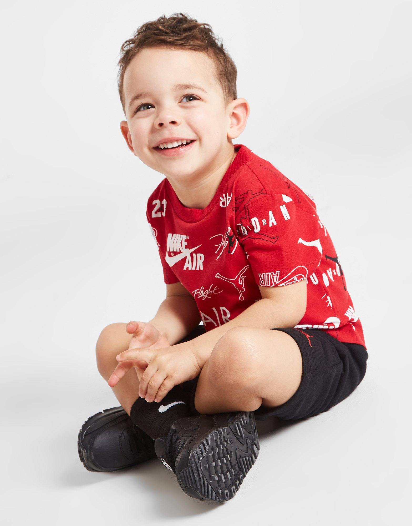 Jordan Souprava Aop Mix T/shrt St Red/blk