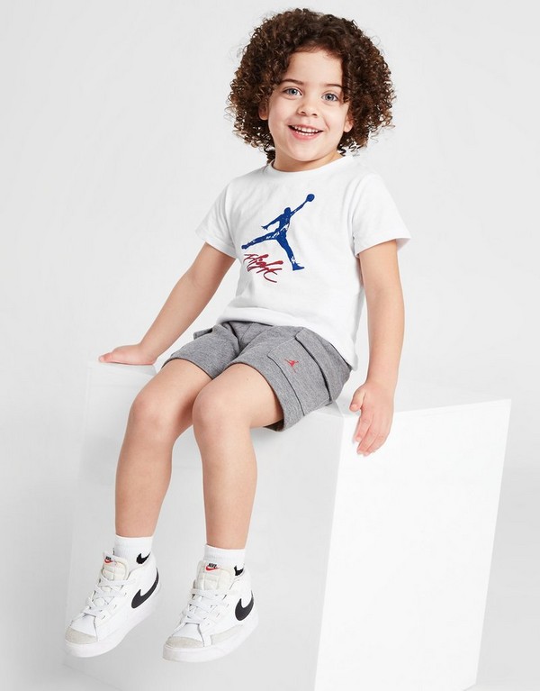 Jordan Komplet Flight Crgo T/shrt St Wh/gry