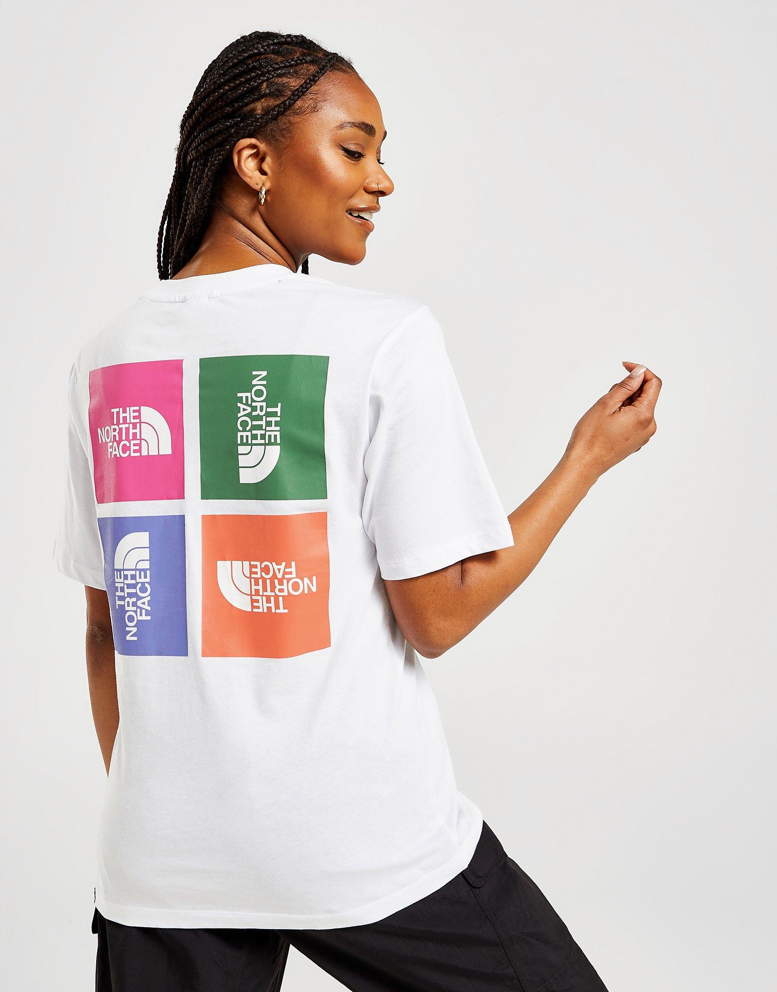 THE NORTH FACE T-SHIRT MULTI BOX GRAPHIC SS WHT NF0A858LFN41