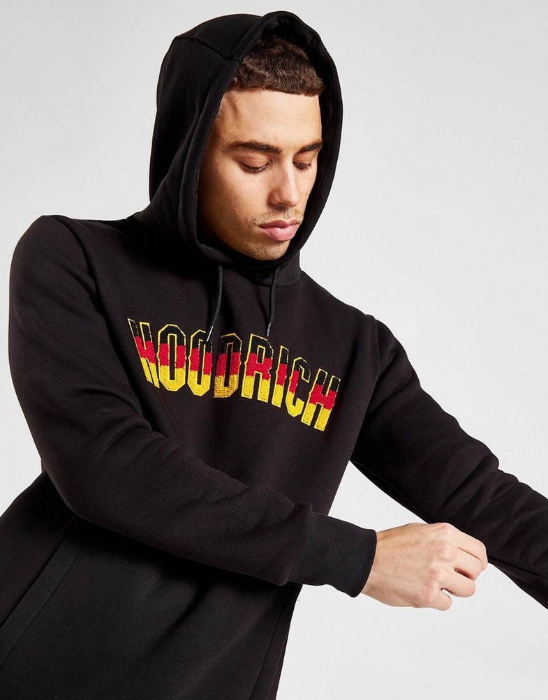 Bluza męska HOODRICH Z KAPTUREM GERMANY HOODIE HR - 0422 - 0941 Czarny