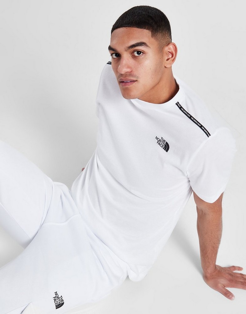 Tricou pentru bărbați THE NORTH FACE TRICOU CHANGLA TAPE TEE TNF WHITE NF0A84ZXFN41 Alb