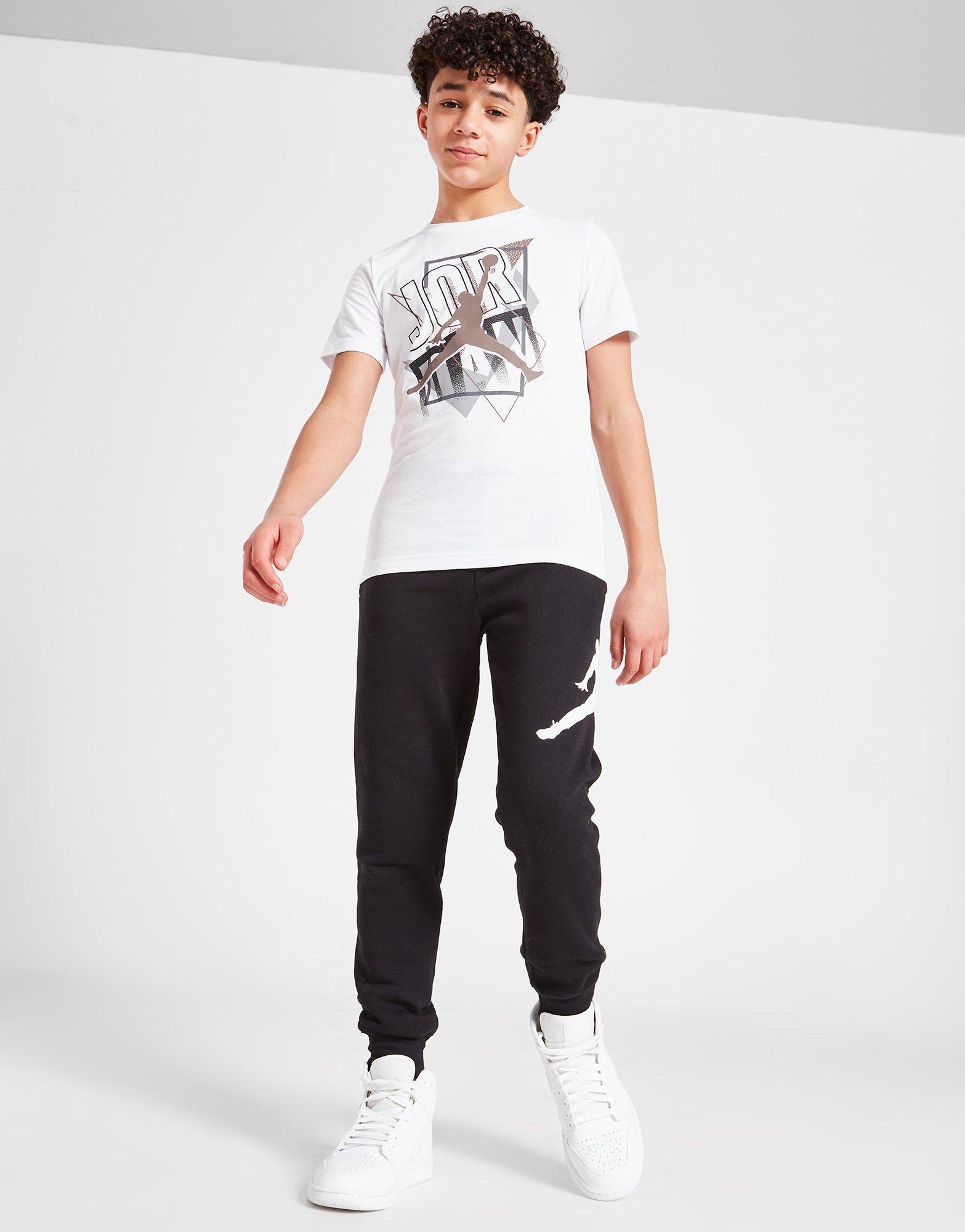 Vaikiški marškinėliai JORDAN MARŠKINĖLIAI BREAK THE FRAME T WHT 95C183-001 Balta