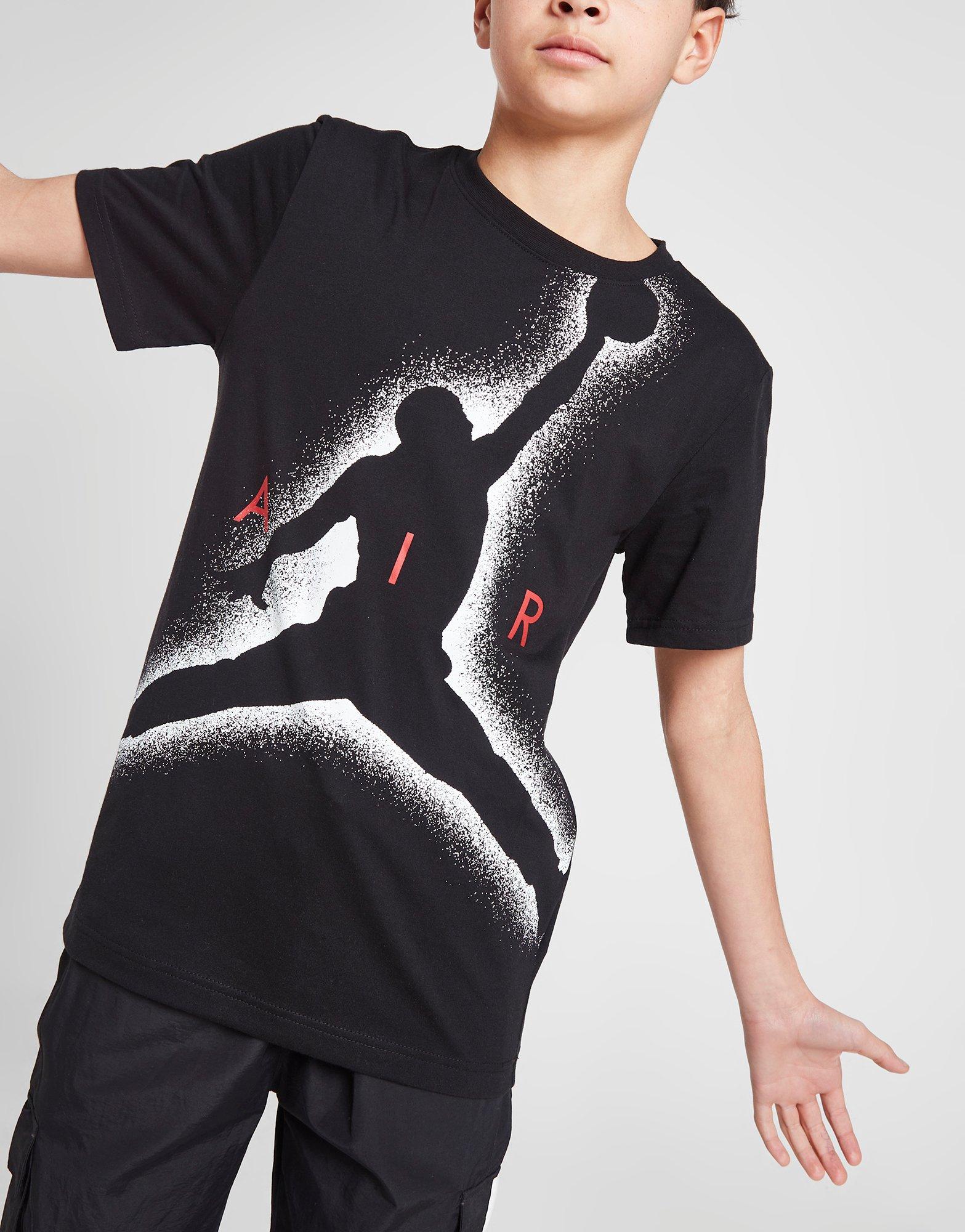 Vaikiški marškinėliai JORDAN MARŠKINĖLIAI FLIGHT ESS JM T BLK 95C122-023 Juoda