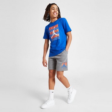 Krótkie spodenki, szorty dziecięce JORDAN SZORTY RPT FADE SHORT GRY