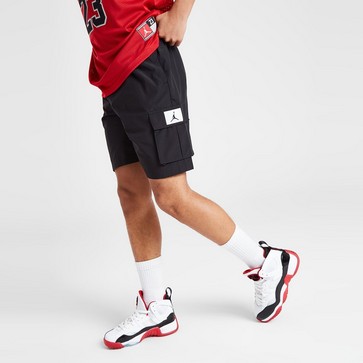Detské krátke nohavice JORDAN ŠORTKY  WVN CARGO SHORT BLK B
