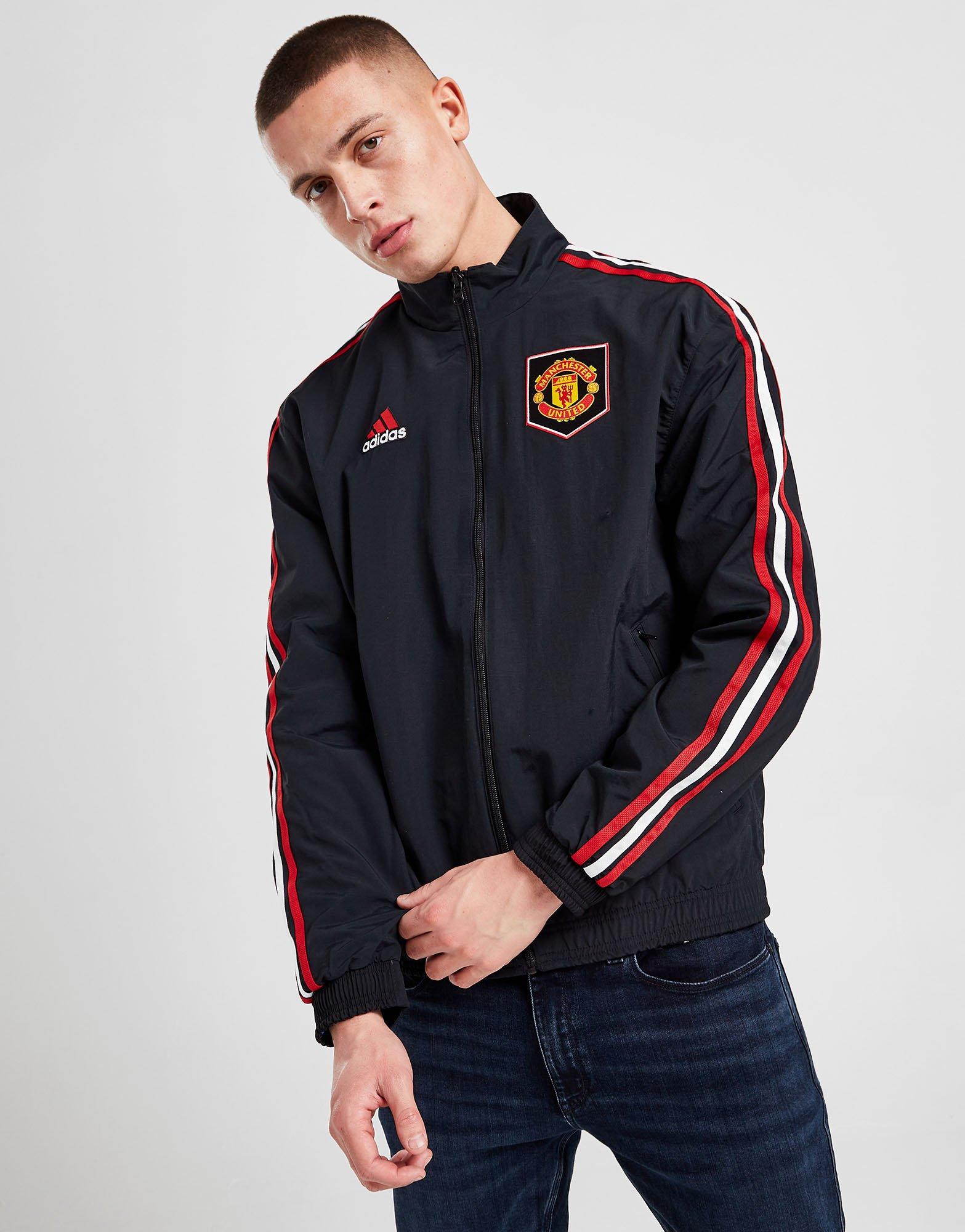 ADIDAS JACHETĂ MANCHESTER UNITED FC ANTHEM JACKET HT1997 Negru