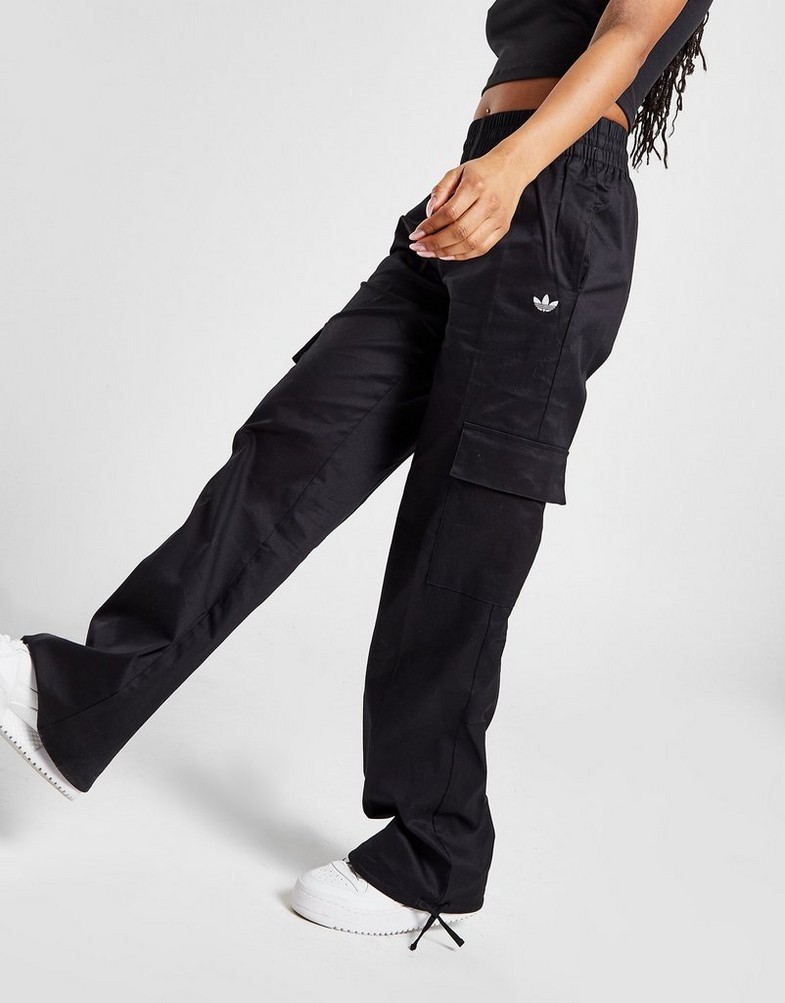 ADIDAS SPODNIE WIDE CARGO PANT IJ8183 | kolor Czarny ▷ Damskie