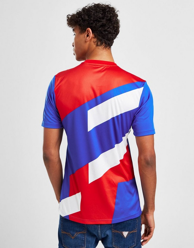 Koszulka, t-shirt męski ADIDAS KRÓTKI RĘKAW FC BAYERN MUNICH PRE MATCH SHIRT HU1261 Czerwony