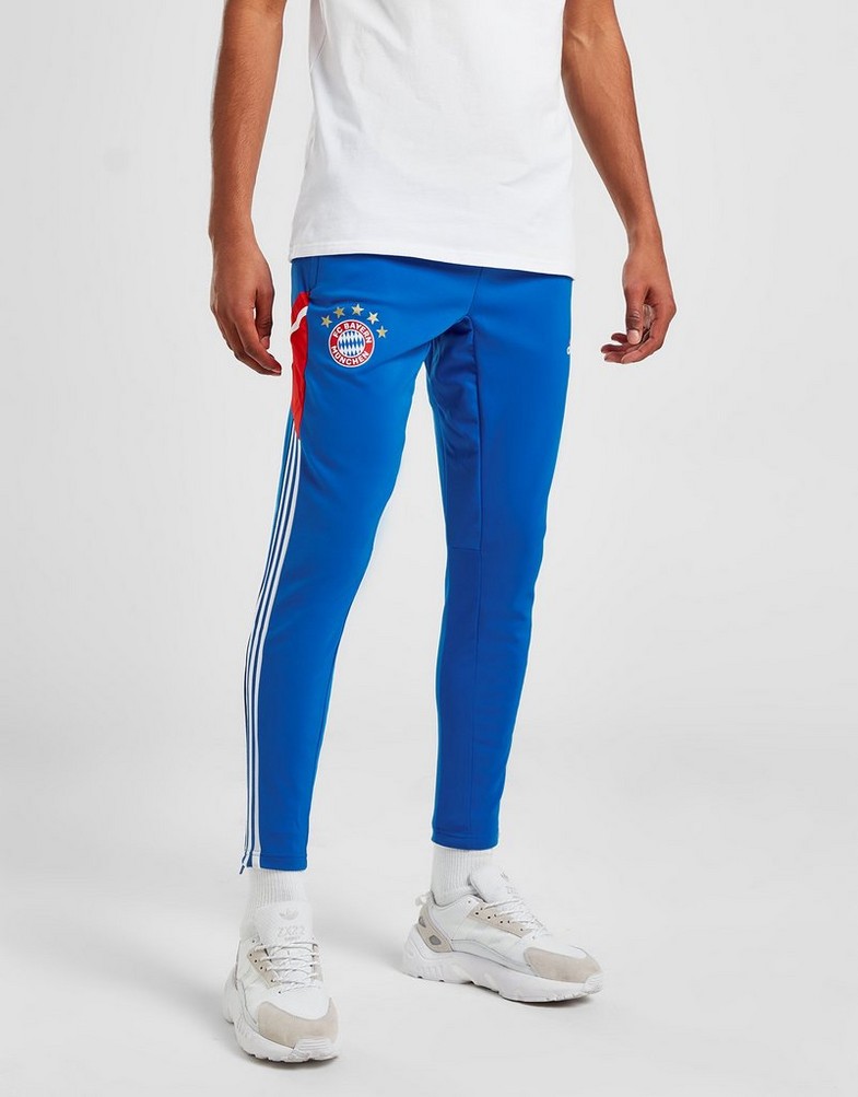 Komplet dresowy męski ADIDAS DRES FC BAYERN MUNICH TRAINING TRACK PANTS IC6915 Niebieski