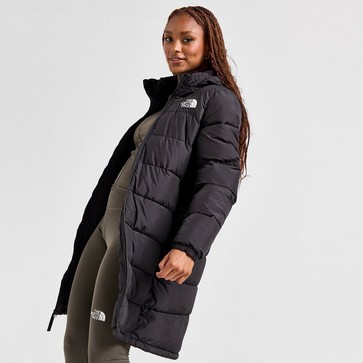 Dámska bunda THE NORTH FACE BUNDA LONG PAD JKT BLK