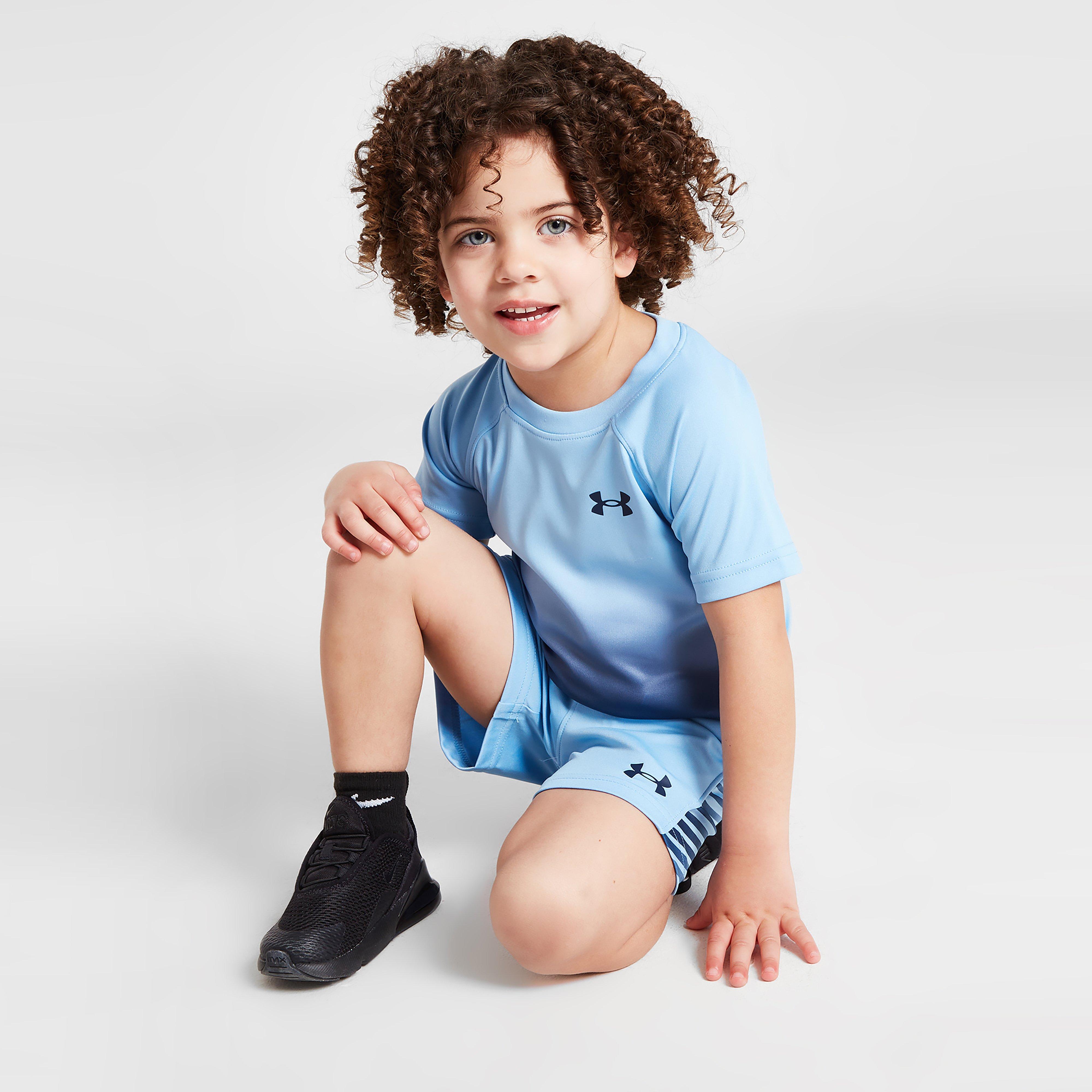 Gyerek póló UA CENTRIC BRAN TECH FADE T/SHRT ST BLU/N