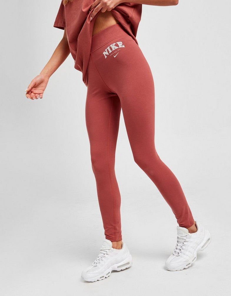 Női leggings NIKE LEGGINGS VRSITY LEG CNY'RUST