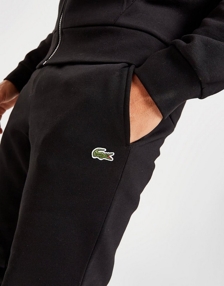 Komplet dresowy męski LACOSTE DRES CORE FULL ZIP HOODIE TRACKSUIT WH2528031 Czarny