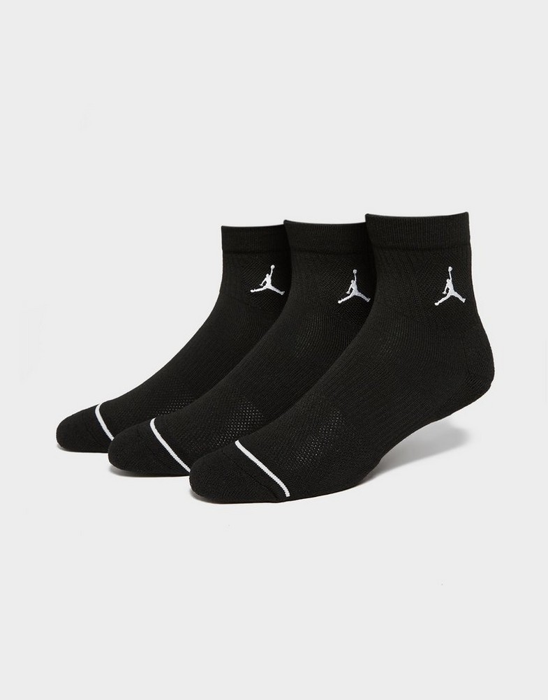 Șosete pentru femei JORDAN ȘOSETE U J EVERYDAY CUSH POLY ANKLE 3PR DX9655-010 Negru