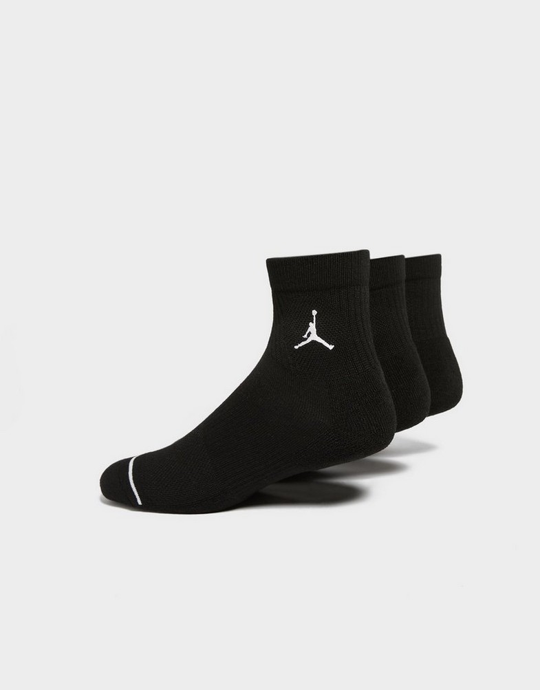 Șosete pentru femei JORDAN ȘOSETE U J EVERYDAY CUSH POLY ANKLE 3PR DX9655-010 Negru