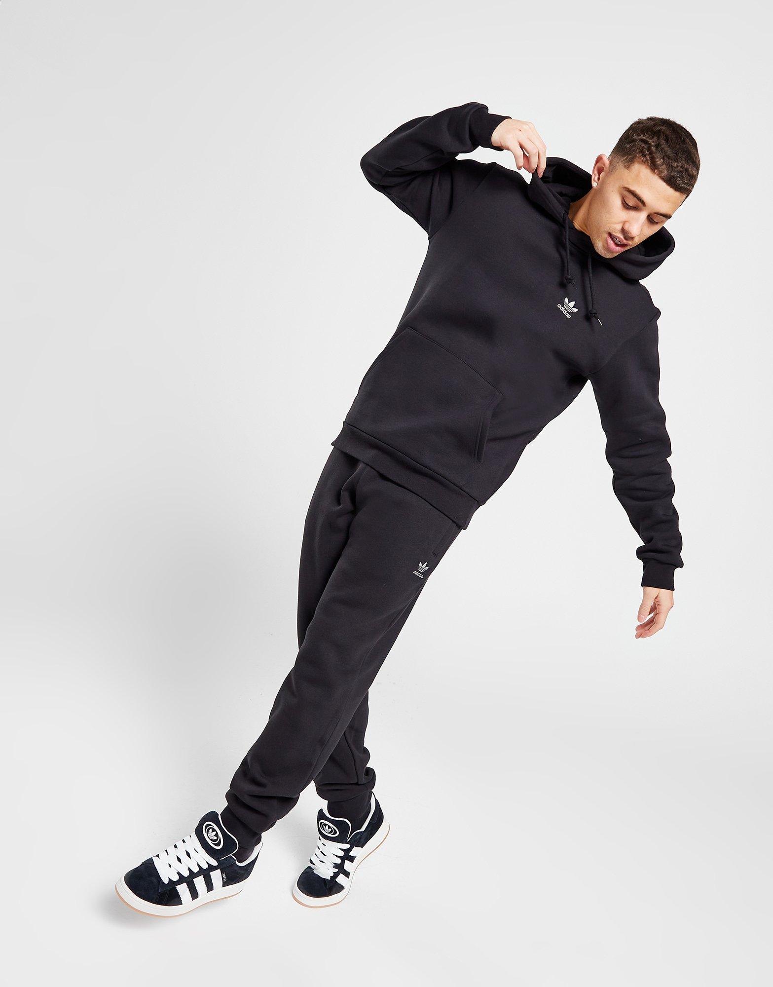 Мъжка блуза ADIDAS СУИТЧЪР TREF ESS HD BLK/GRY PANTS IB4979 Черен