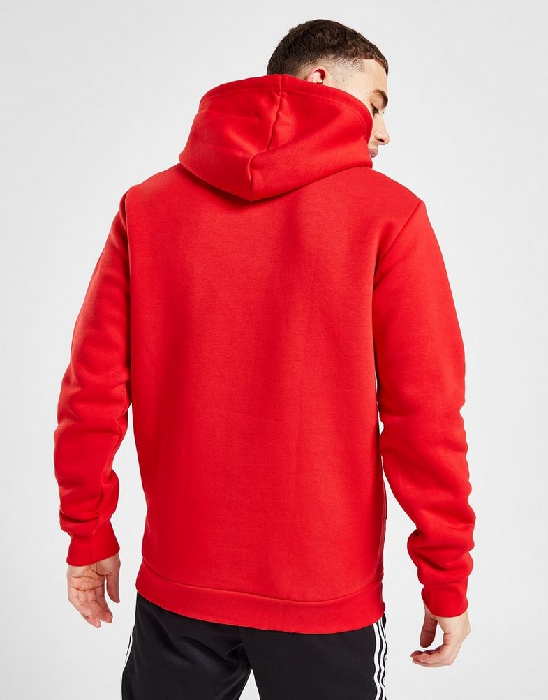 Bluza męska ADIDAS BLUZA Z KAPTUREM ESSENTIAL HOODY IA4897 Czerwony