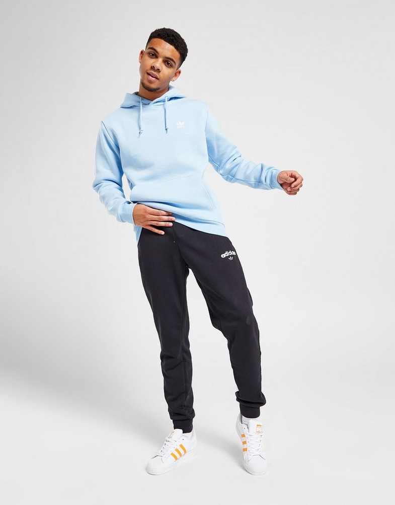 Bluza męska ADIDAS BLUZA Z KAPTUREM TREF ESS HD SK TEE IB4983 Niebieski