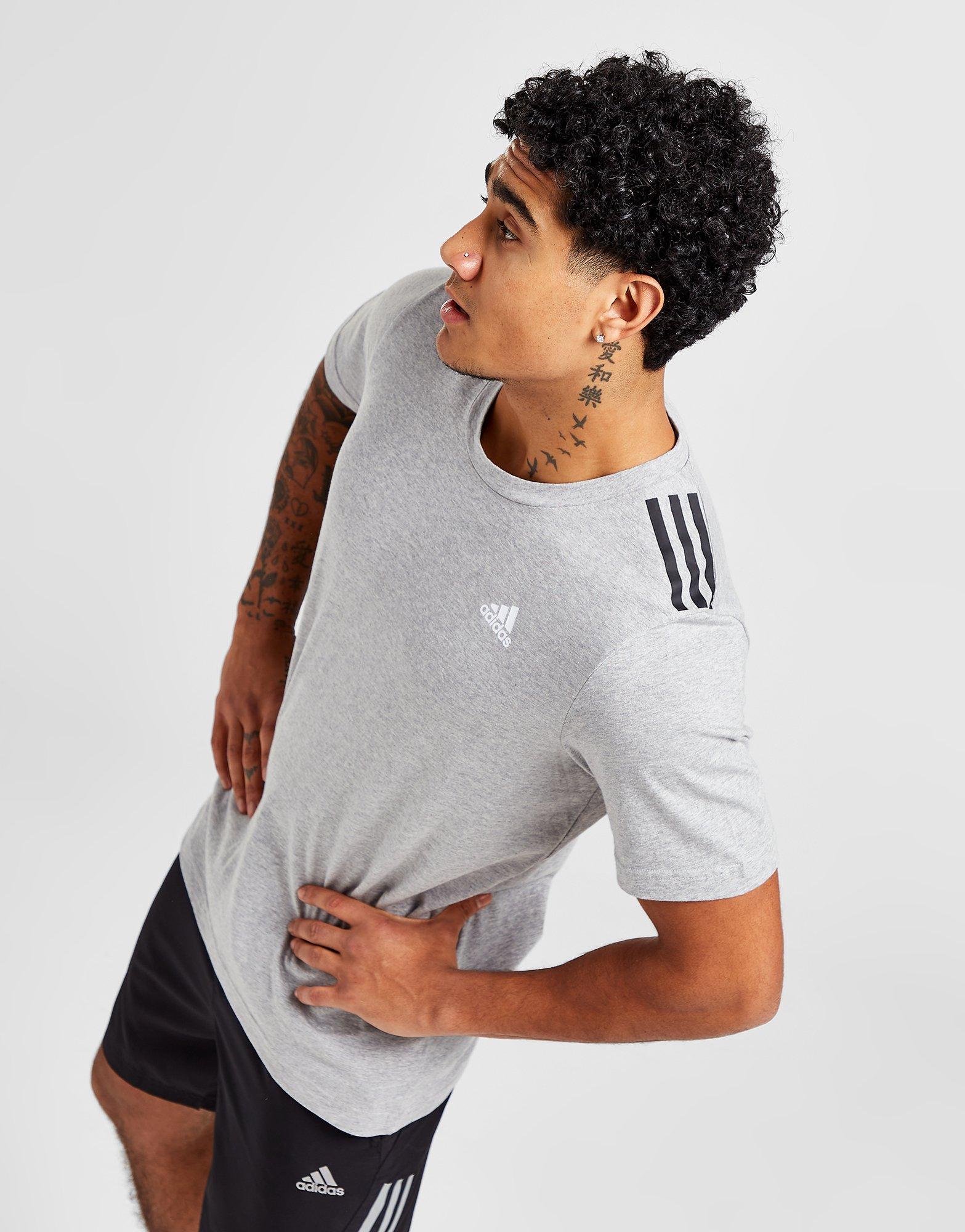 Vyriški marškiniai ADIDAS MARŠKINĖLIAI BOS 3 STR TEE MGH TEE IJ6361 Pilka