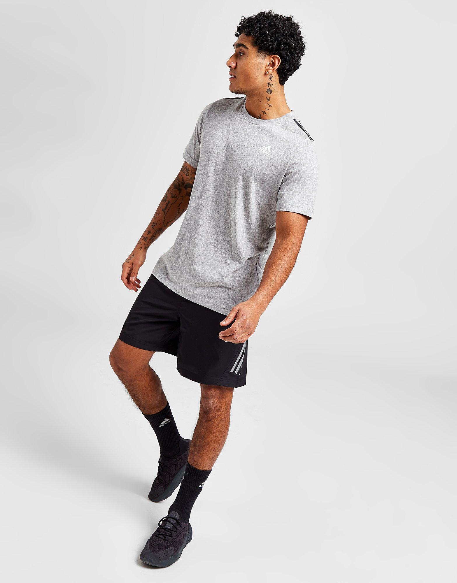 Vyriški marškiniai ADIDAS MARŠKINĖLIAI BOS 3 STR TEE MGH TEE IJ6361 Pilka