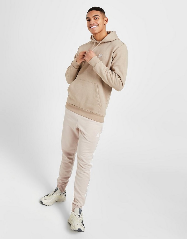 Bluza męska ADIDAS BLUZA Z KAPTUREM TREF ESS HD STONE SWEATSHIRT IB4981 Beżowy