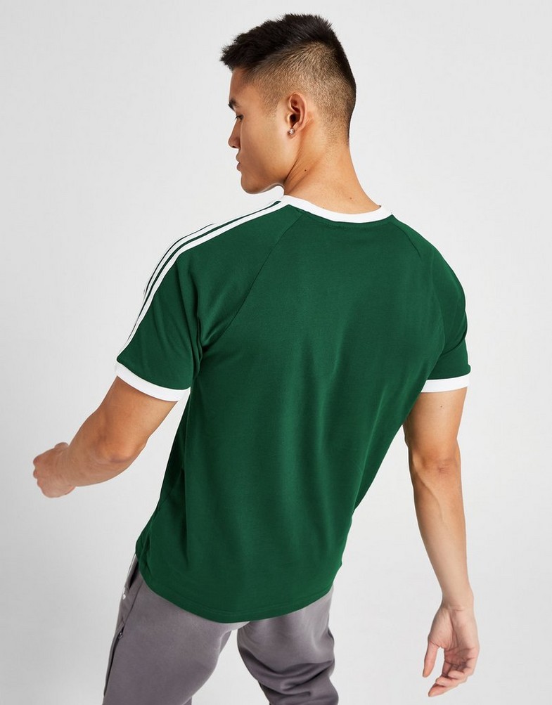 Koszulka, t-shirt męski ADIDAS T-SHIRT CALI TEE GREEN TEE IA4849 Zielony