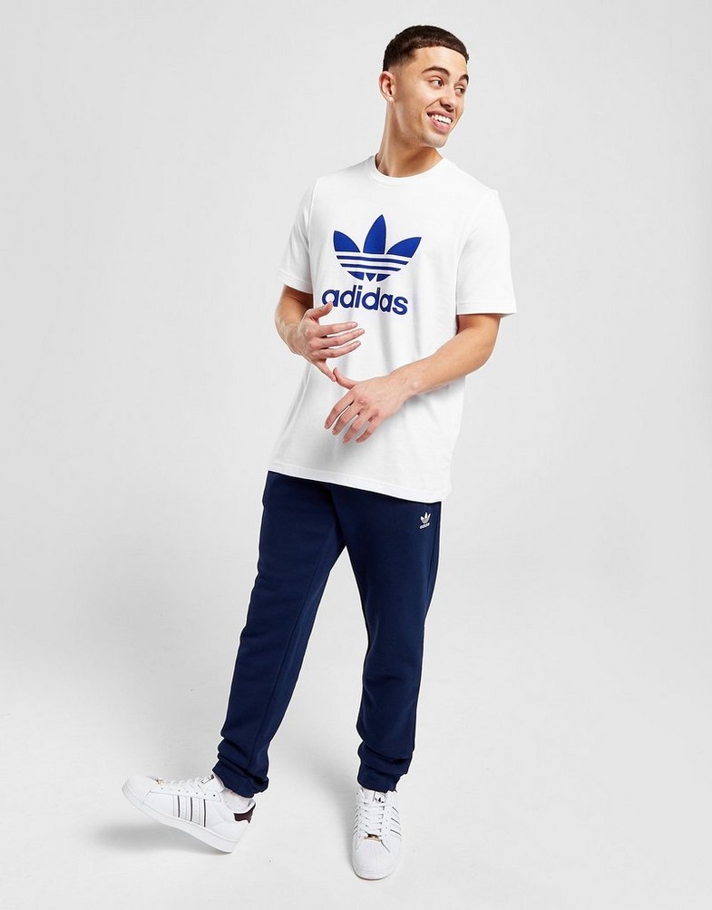 Koszulka, t-shirt męski ADIDAS T-SHIRT TREFOIL T-SHIRT IA4813 Biały
