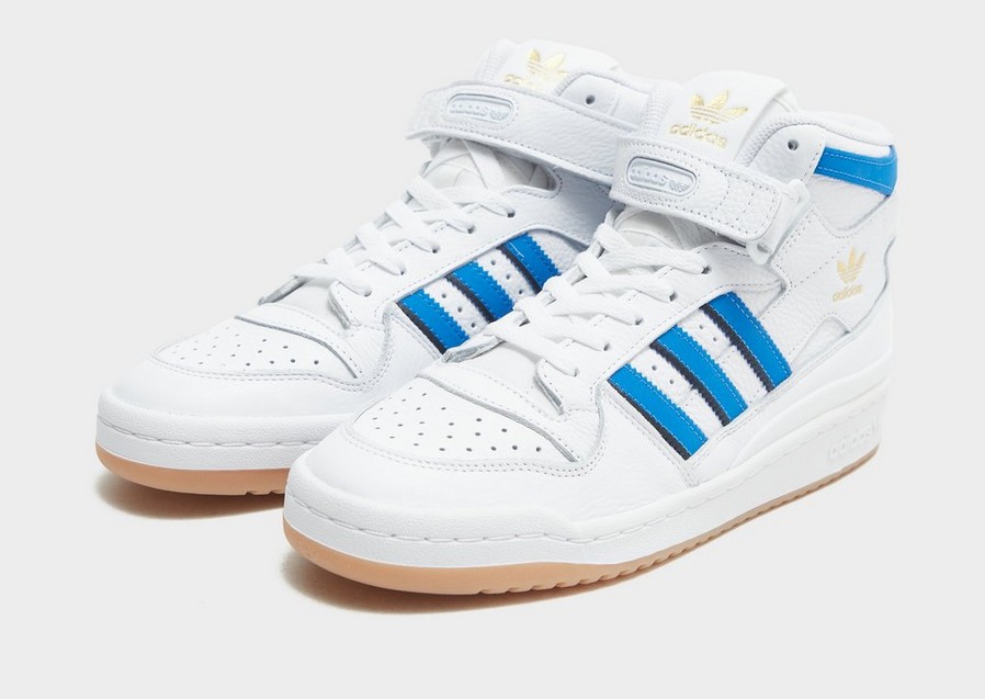 Buty sneakersy męskie ADIDAS FORUM MID  ID4307 Biały