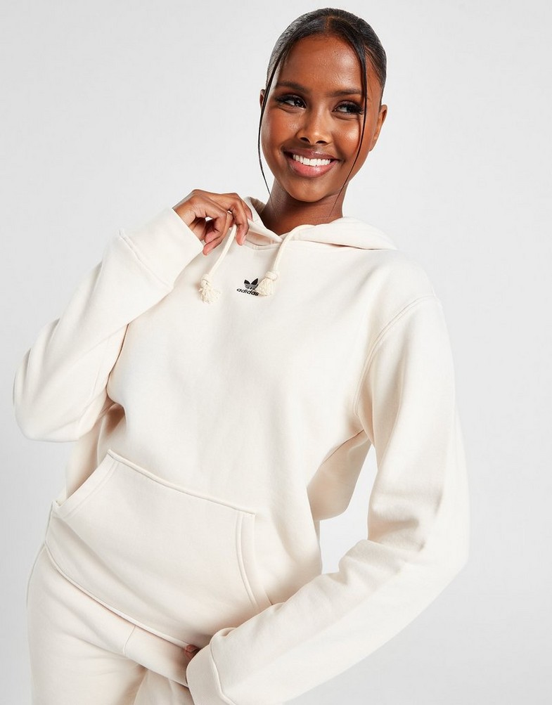 Női pulóver ADIDAS PULÓVER KAPUCNIS ESS OH HD O'WHT/BLK SWEATSHIRT IA6421 Fehér