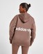 ADIDAS BLUZA Z KAPTUREM LINEAR HD BRN/WHT SWEATSHIRT