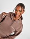 ADIDAS BLUZA Z KAPTUREM LINEAR HD BRN/WHT SWEATSHIRT