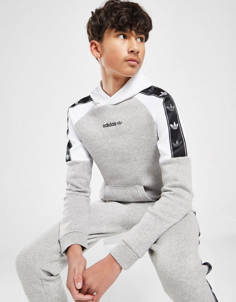 ADIDAS BLUZĂ CU GLUGĂ TAPE FLC HOOD MGH SWEATSHIRT IB3341 Gri
