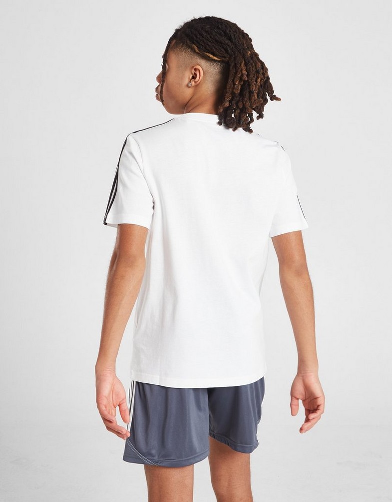 Koszulka, t-shirt dziecięcy ADIDAS T-SHIRT 3S CORE T WHT TEE IC0605 Biały
