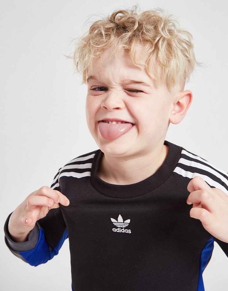 Komplet dresowy dziecięcy ADIDAS KOMPLET SUIT IB3346 Czarny