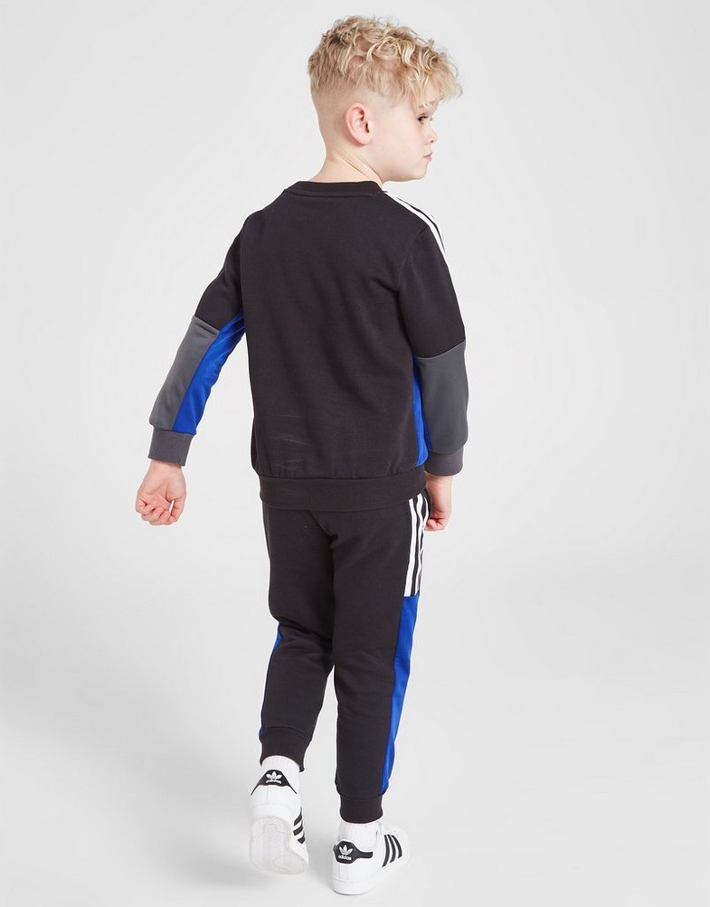 Komplet dresowy dziecięcy ADIDAS KOMPLET SUIT IB3346 Czarny