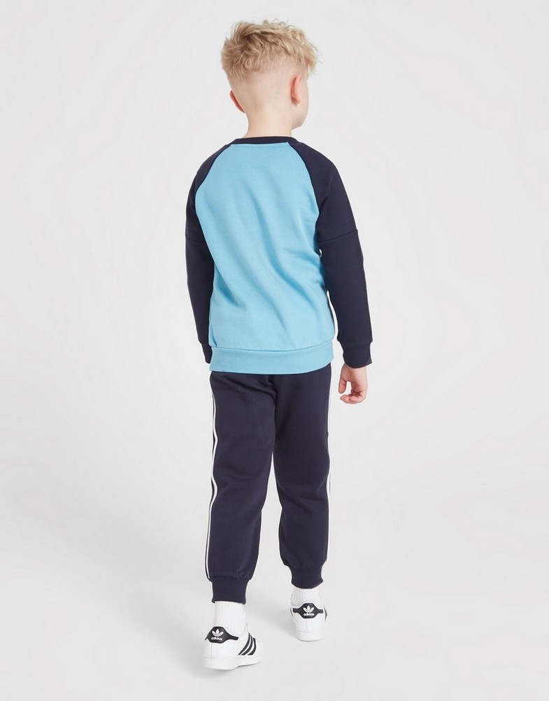 Trening pentru copii ADIDAS SET LK CREW SUIT HZ3043 Negru