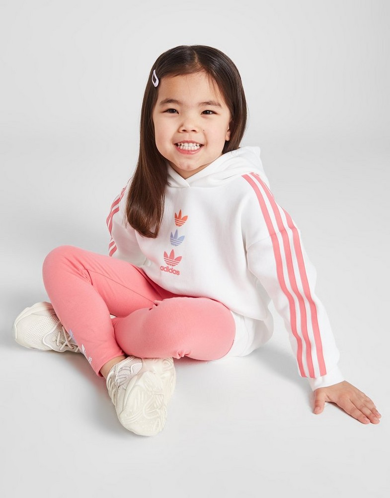 Detská tepláková súprava ADIDAS SÚPRAVA SUIT HY9214 Biela
