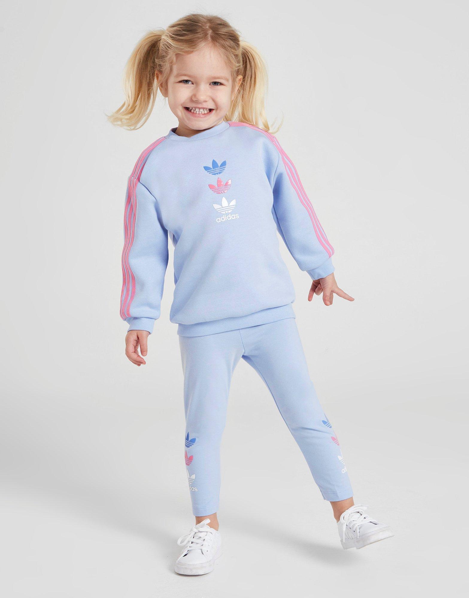 Komplet dresowy dziecięcy ADIDAS KOMPLET SUIT HY9215 Niebieski