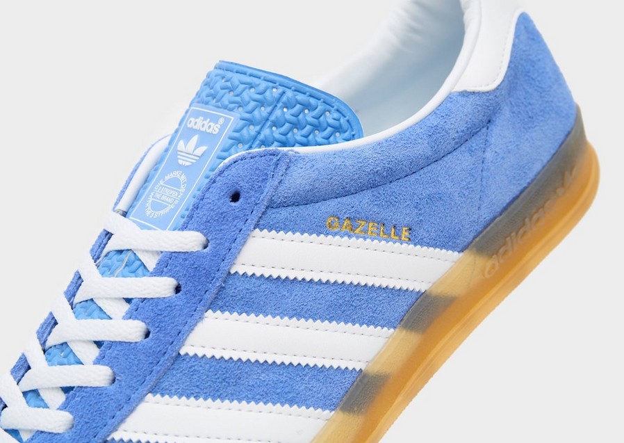 Buty sneakersy damskie ADIDAS GAZELLE INDOOR W HQ8717 Niebieski