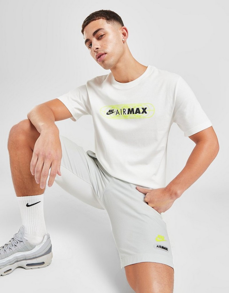 Tricou pentru bărbați NIKE TRICOU MAX TEE WHT/VLT TEE FB1439-100 Alb