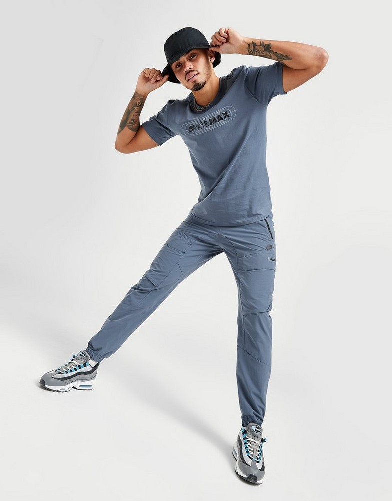 Koszulka, t-shirt męski NIKE T-SHIRT MAX TEE D.BLUE TEE FB1439-491 Granatowy