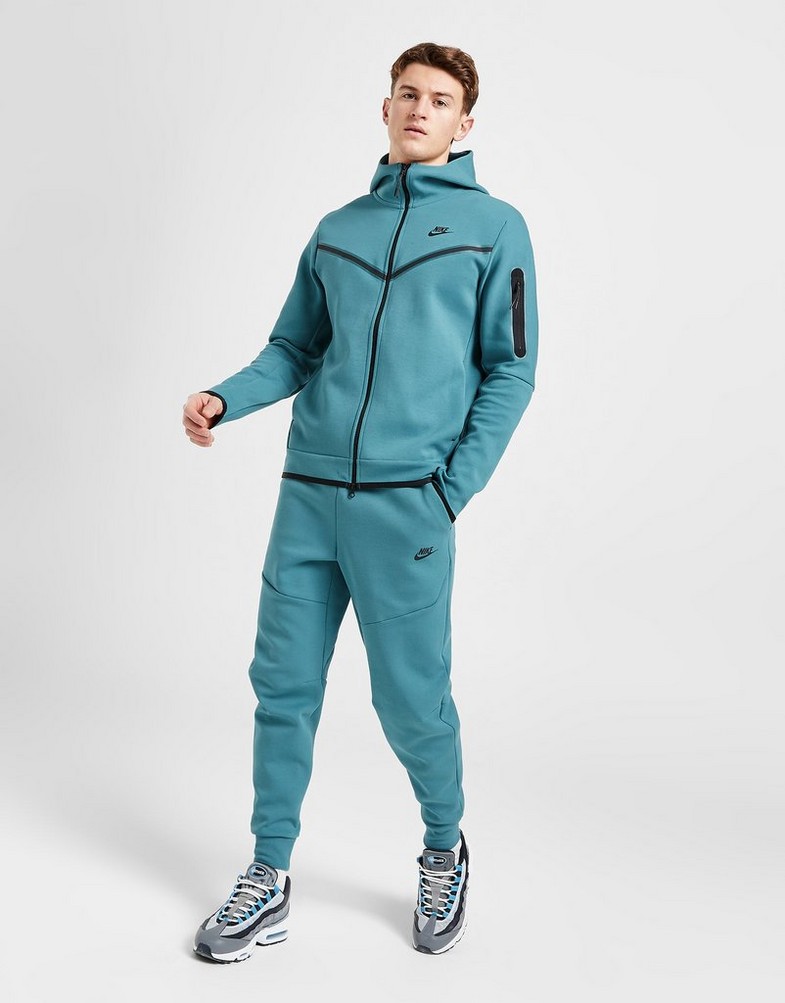 NIKE SPODNIE TECH PANT TEAL PANTS