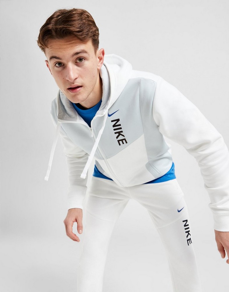 Bluza męska NIKE BLUZA ROZPINANA HYBRID FZ WHT SWEATSHIRT FB1431-100 Biały