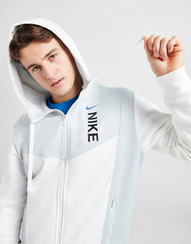 Bluza męska NIKE BLUZA ROZPINANA HYBRID FZ WHT SWEATSHIRT FB1431-100 Biały