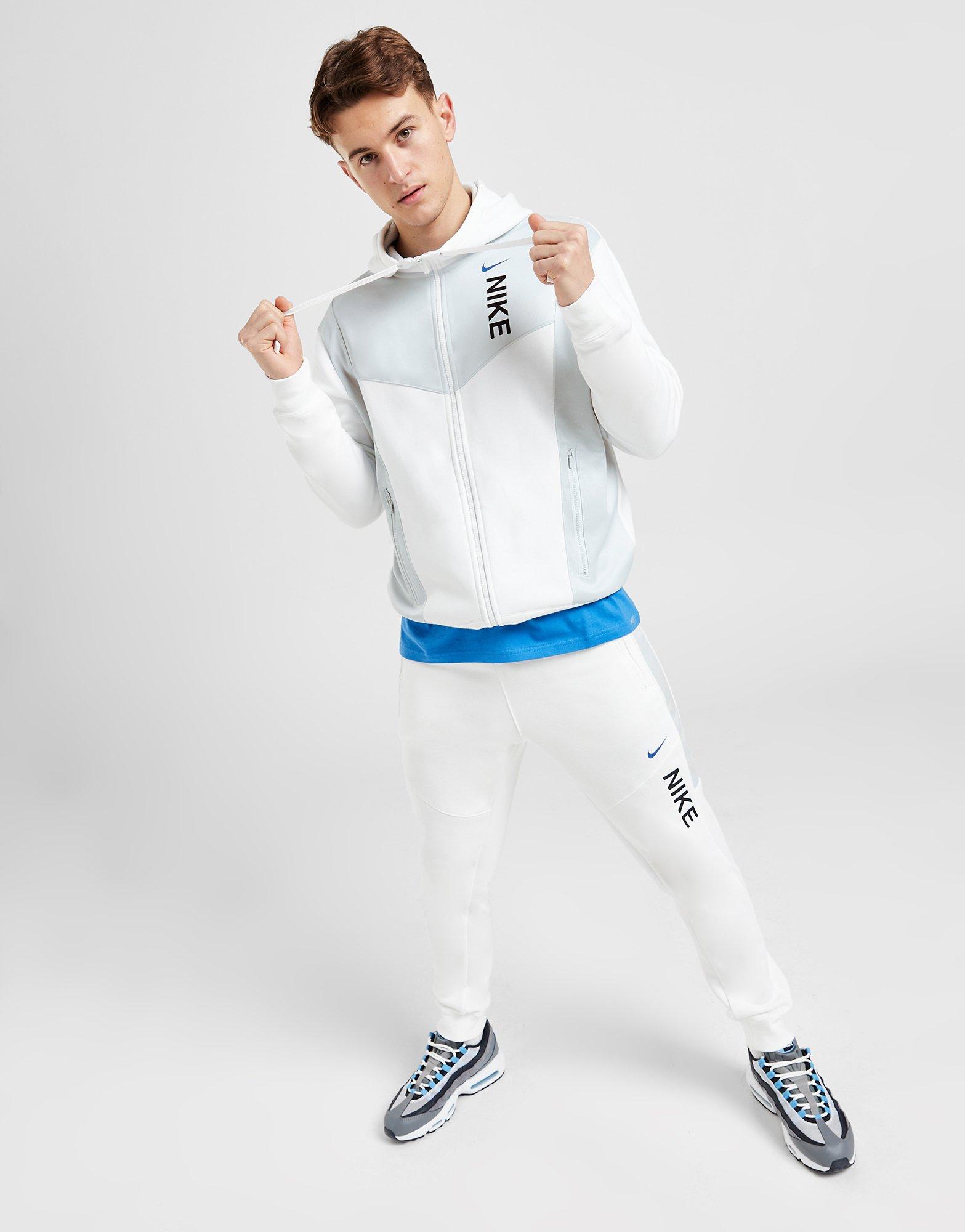 Bluză pentru bărbați NIKE BLUZĂ HYBRID FZ WHT SWEATSHIRT FB1431-100 Alb