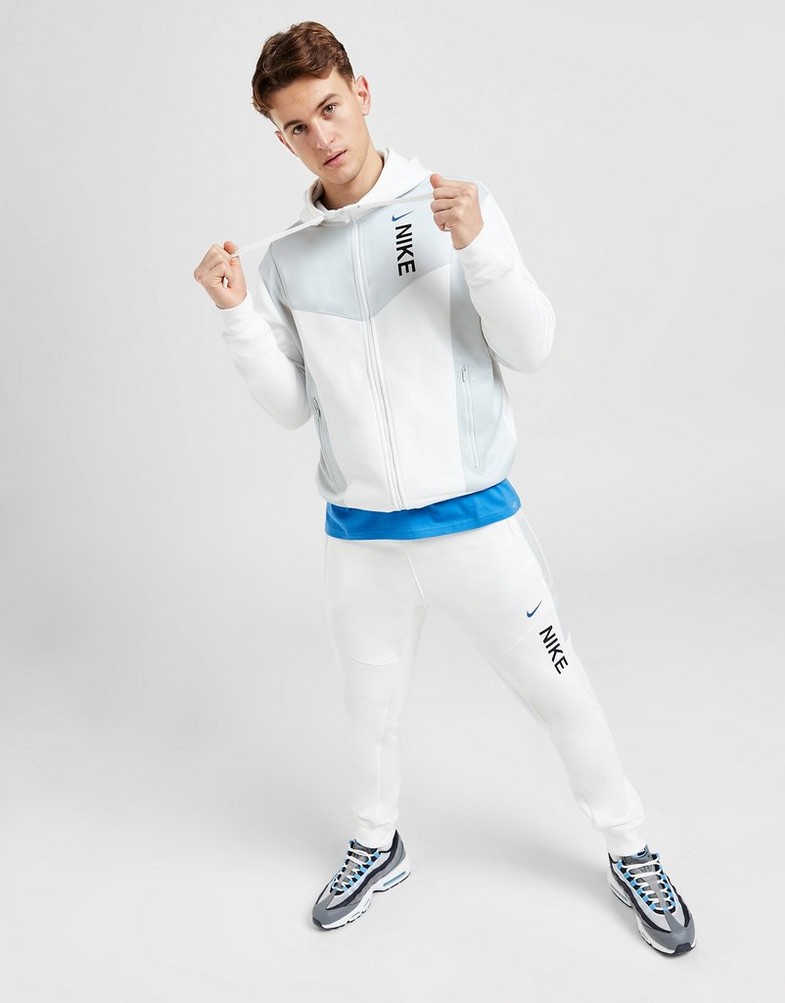 Bluza męska NIKE BLUZA ROZPINANA HYBRID FZ WHT SWEATSHIRT FB1431-100 Biały